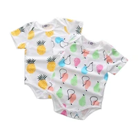 newborn baby summer rompers 100 cotton infant body short sleeve baby jumpsuit cartoon ropa bebe baby boy girl clothes
