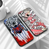 marvels spider man phone case for huawei honor 8x 9x 9 lite 10 10x lite 10i 9a soft luxury ultra liquid silicon back funda