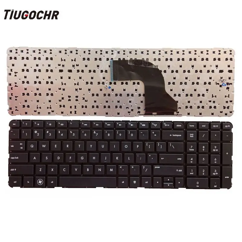 

Новая черная клавиатура с рамкой для ноутбука HP DV7-7000 dv7t-7000 dv7-7100 US