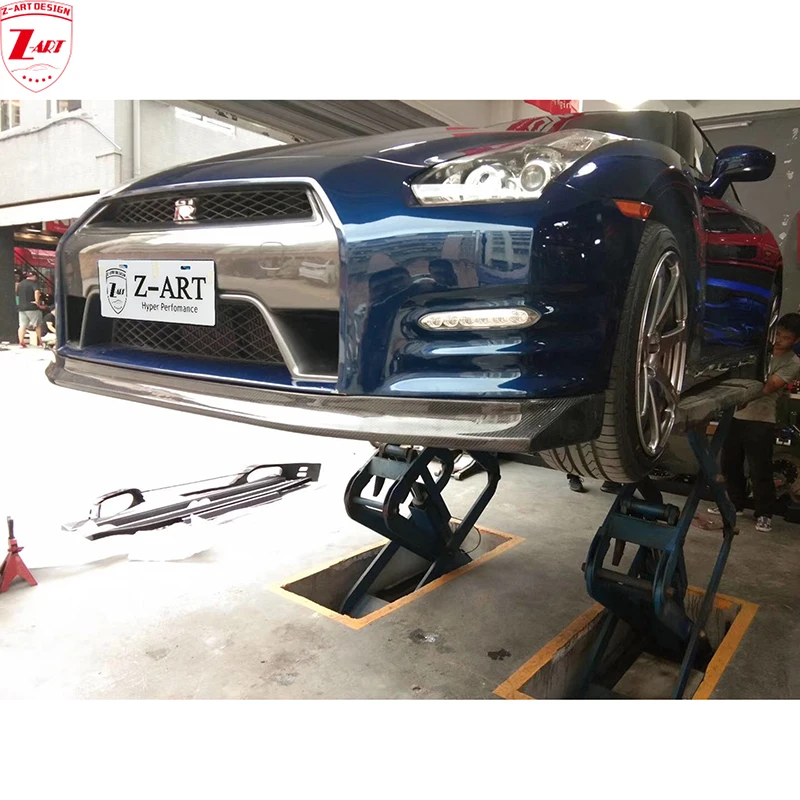 Z-ART комплект для тела из гипер углеродного волокна GT-R R35 тюнинга GTR Aerokit передняя