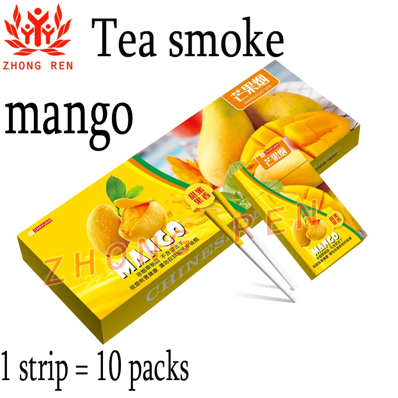 

2022 New Fruit Tea Smoke Mixed Flavor Men and Women Health Cigarettes Do Not Contain Nicotine No Tobacco smell proof