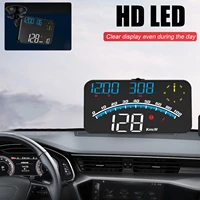 auto hud head up display gps beidou car hud speedometer compass altitude car projetor over speeding alarm system