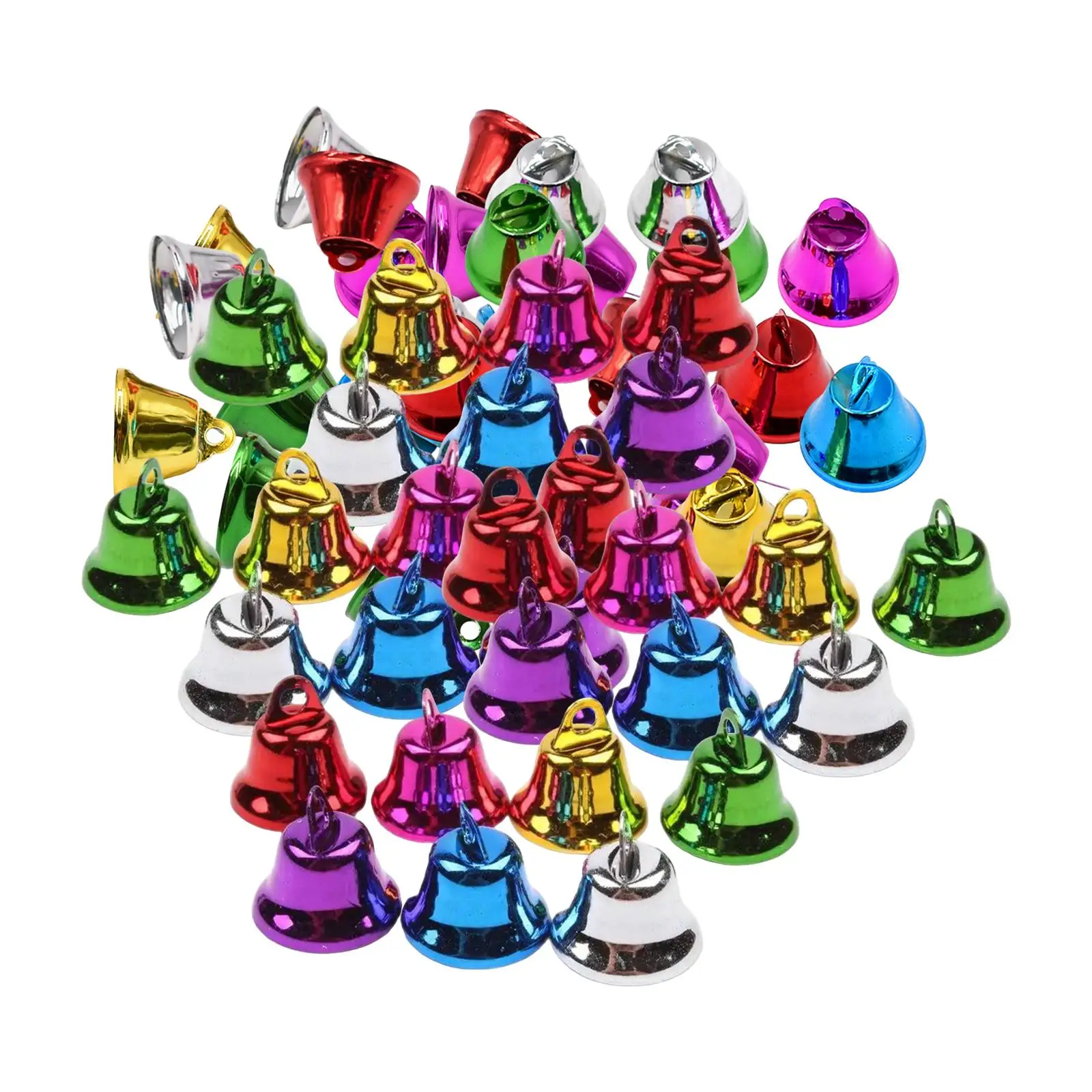 Яркие легкие декоративные колокольчики ручной работы 50 шт.