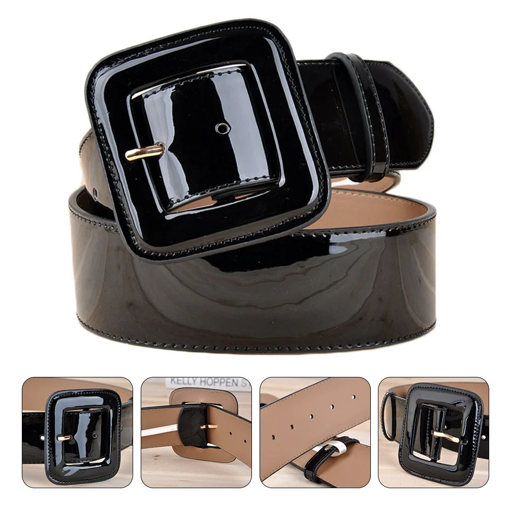 

Belt European Style Wide Waistband Wrist Strap Heart Decor Decorate Fashion Women Miss Punk