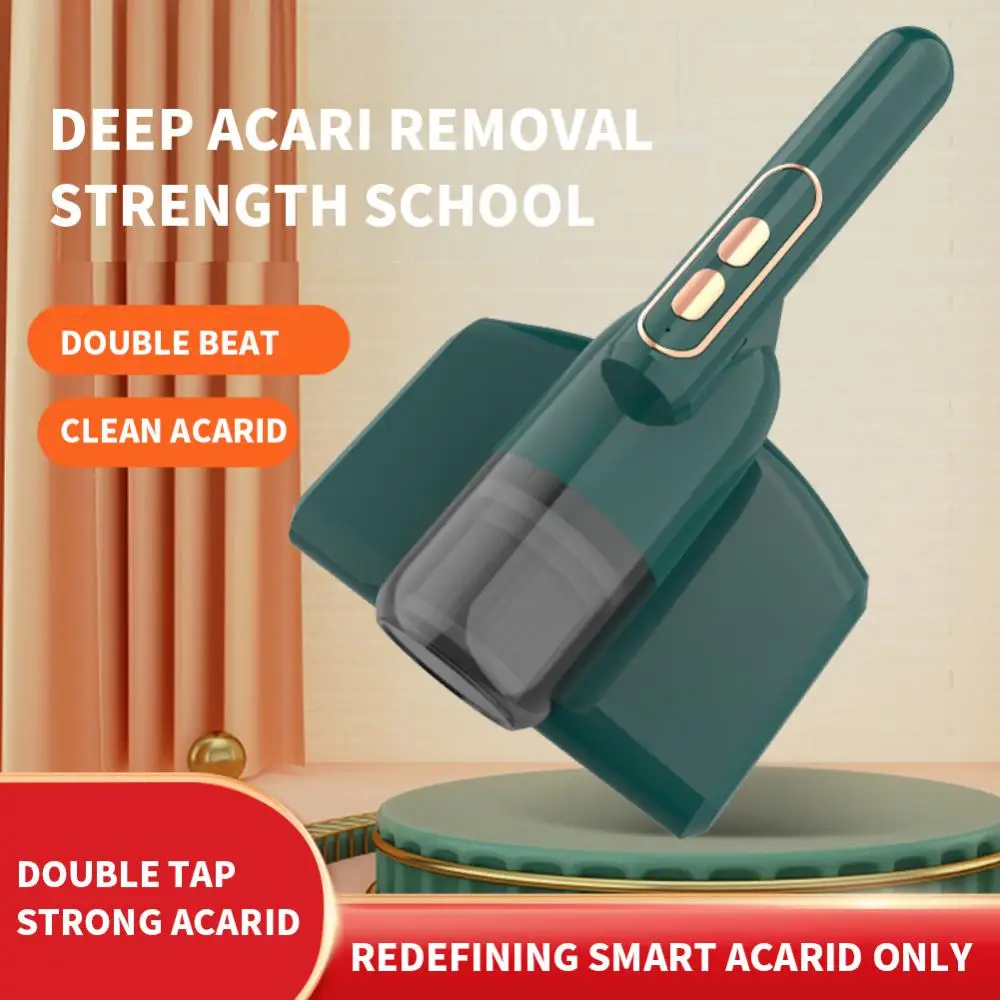 

Mini Handheld Car Vacuum Cleaner Portable Wireless Mite Removal UV Vacuum Cleaner Home Car Dual-purpose Cleaner For Bed