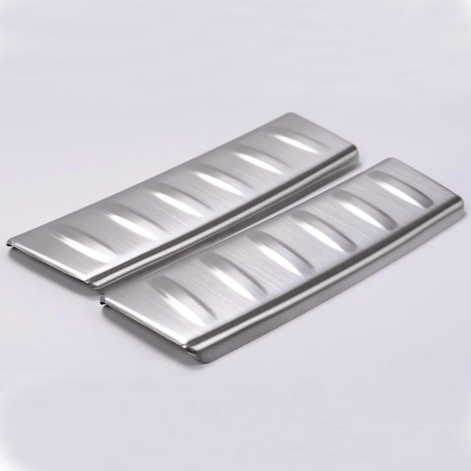 

2 шт., защитная накладка на дверь заднего бампера из нержавеющей стали для Jaguar F-Pace f pace X761 2016, автомобильный аксессуар h5