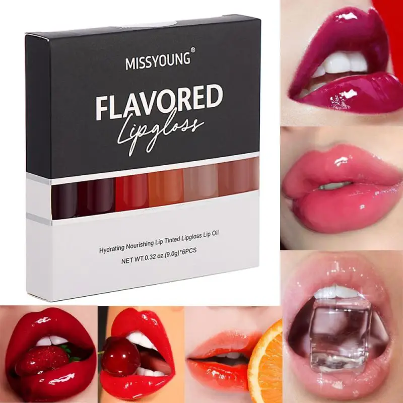 

Light Soft Lip Balm Set Long Lasting Lip Glaze Lip Gloss Waterproof Moisturizing Lip Oil Lipstick Lip Makeup TSLM1