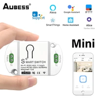 wifi smart diy switch 10a mini smart light switch smart home automation module support alexa google home voice control