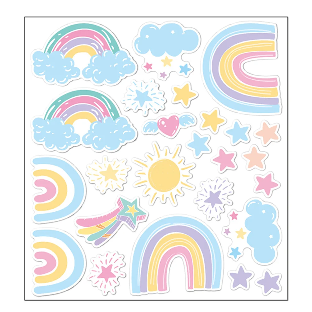 

1 Set Rainbow Wall Decal Rainbow Wallpaper Wall Stickers Kids Room Decoration