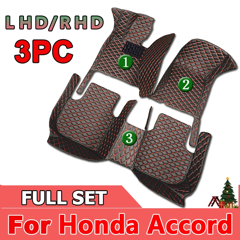 

Автомобильные коврики для Honda Accord 2022, 2021, 2020, 2019, 2018, водонепроницаемые коврики, аксессуары для интерьера автомобиля, пользовательские чехлы, ...