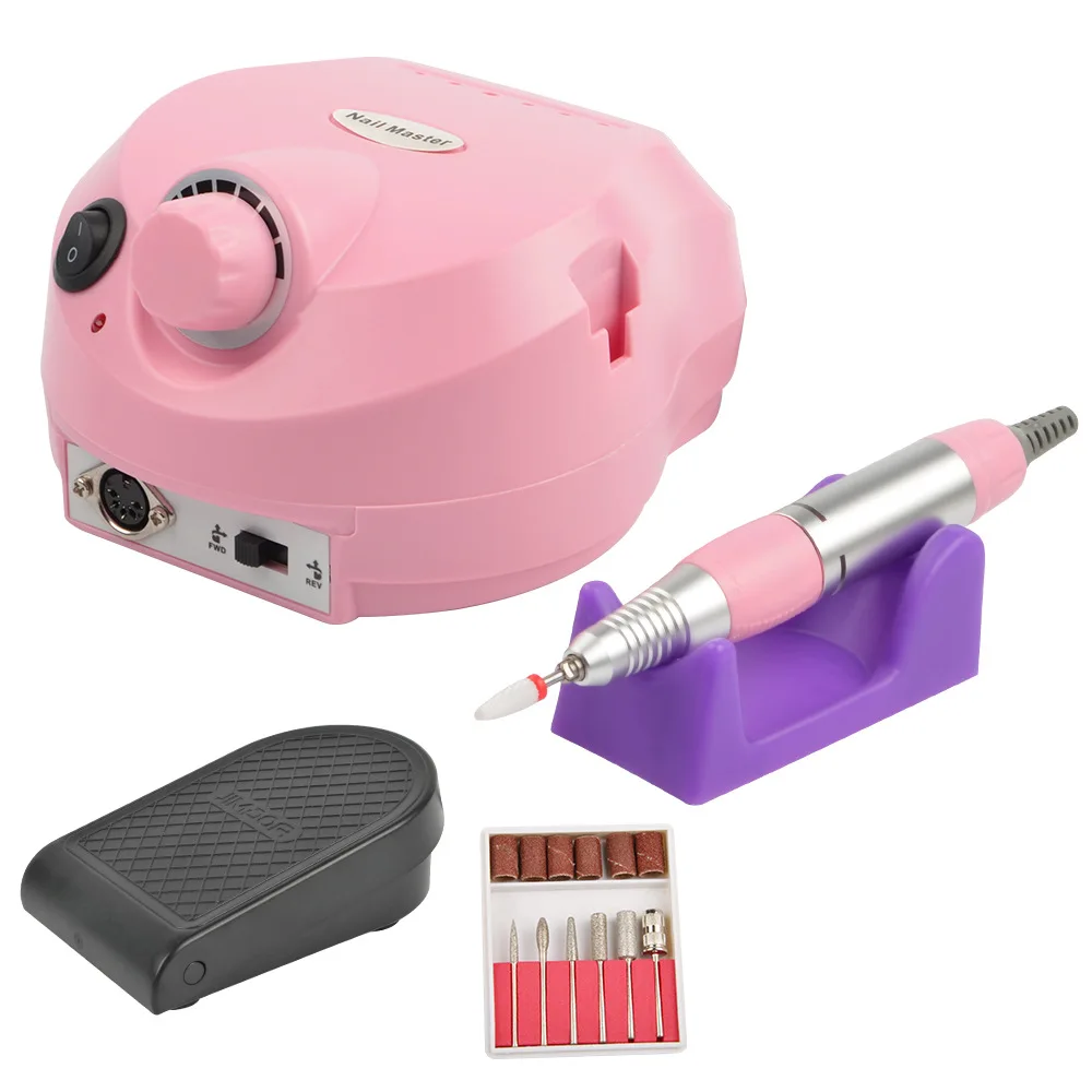 

35000RPM Electric Nail Drill Professional Manicure Machine Nail Sander Set Nail Drill Bit Portable Nail Salon Polisher Equipment