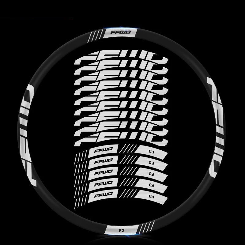 

14pc/set FFWD F3D Wheel Set Stickers Road Bike Wheel Decoration Sticker Carbon Rim Stickers Customized ciclismobike Accessories