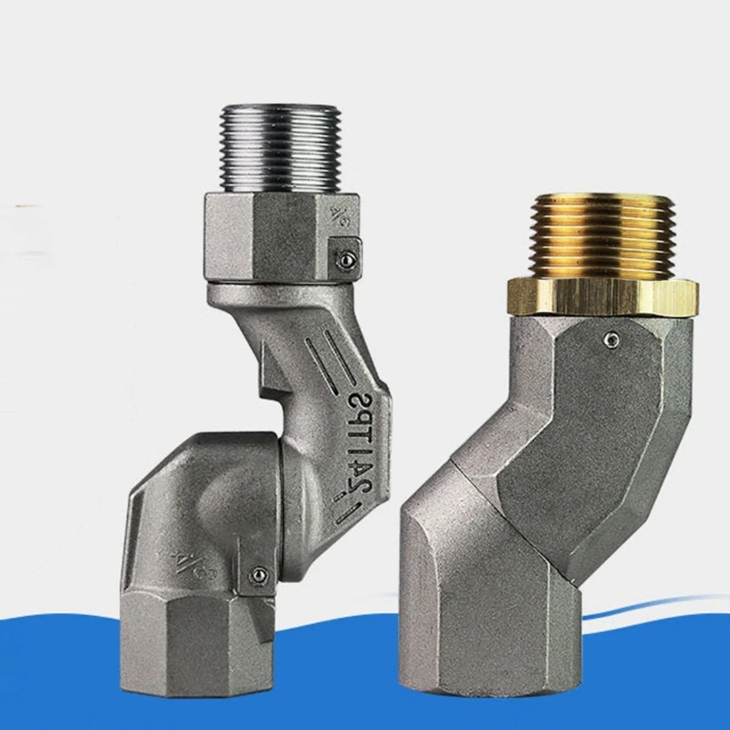 

360 Rotating Fuels Hose Swivel Zinc Alloy Connector for Fuels Transfer Multi Plane Fuels Plane Swivel 3/4 Inch