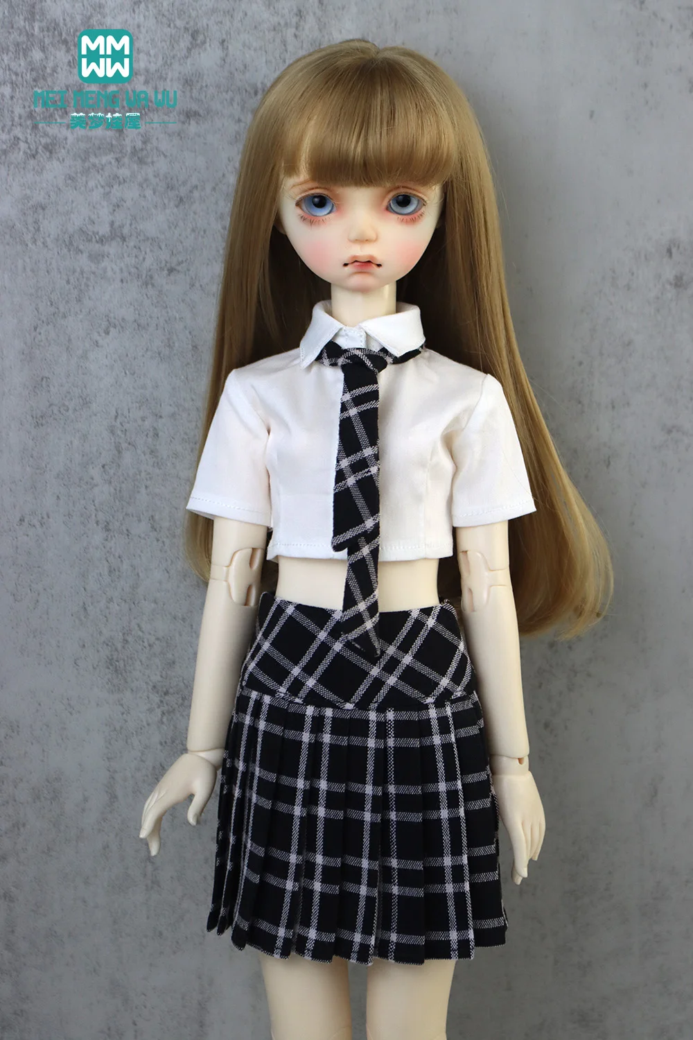 1/3 1/4 BJD Кукла Одежда DD SD MSD шарнирная кукла модная школьная форма юбка
