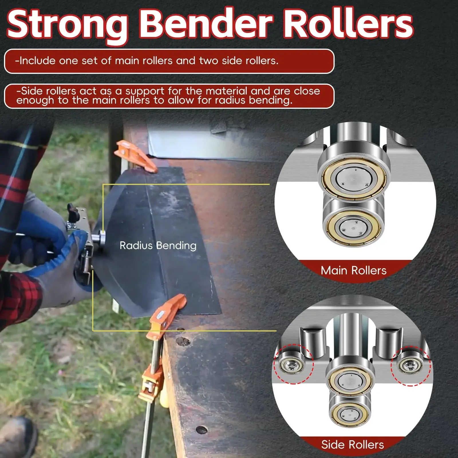 2204 Uni Bender Бендер для листового металла регулируемая высота изгиба от 3/8 до 8 дюймов