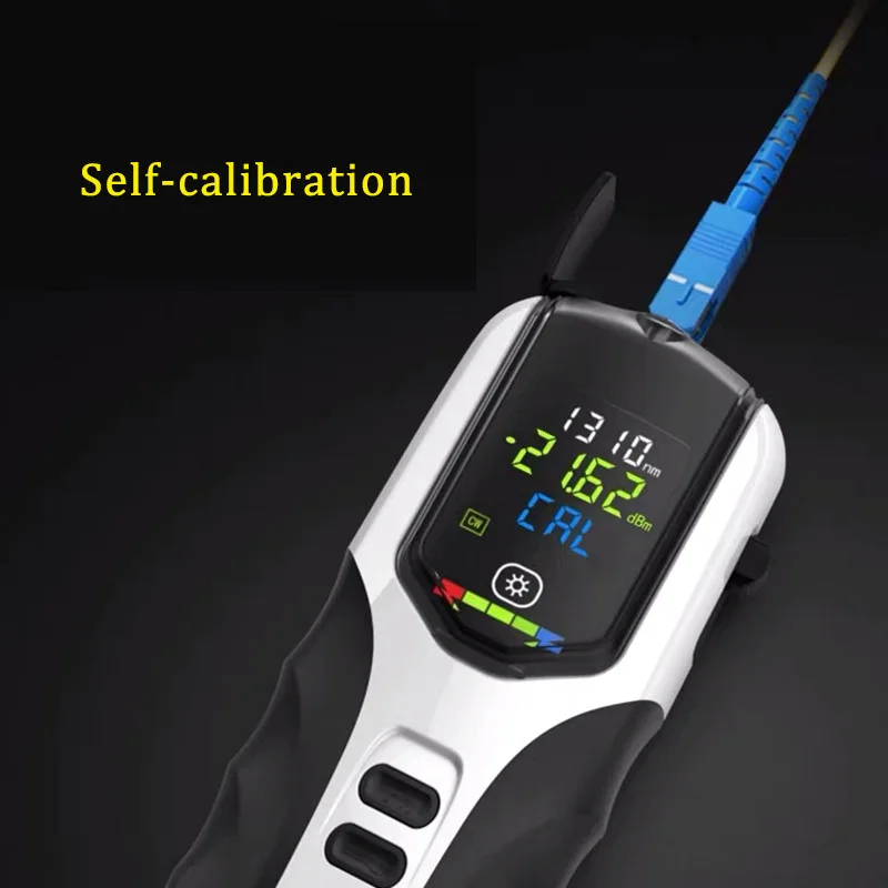Rechargeable Optical power meter G7 Color LCD Screen fiber optic power meter with flash light high precision OPM