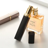 12ml 1 pc portable refillable perfume atomizer bottle with metal spray empty perfume case with colorful empty container