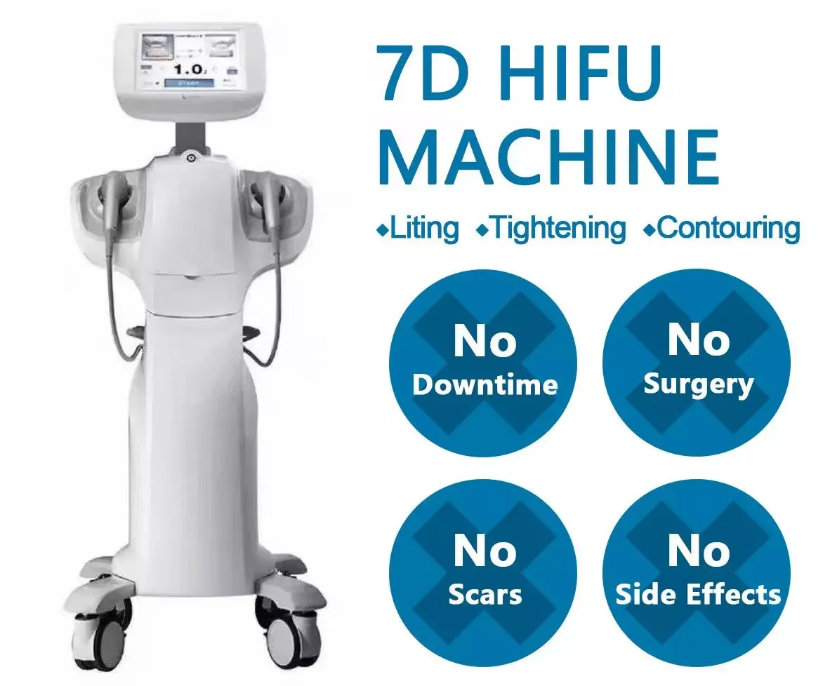 

Professional 7D Hifu Machine Foused Ultrasound Smas Skin Lifting Face Tightening Wrinkle Removal Anti-aging Beauty Equipment