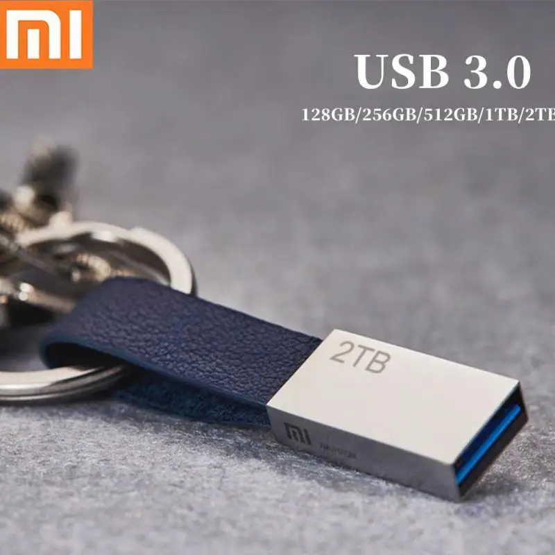 Original Xiaomi 2TB USB3.0 Flash Drive 1TB High Speed USB Stick Portable SSD 512GB Metal Pendrive U Disk USB Memories