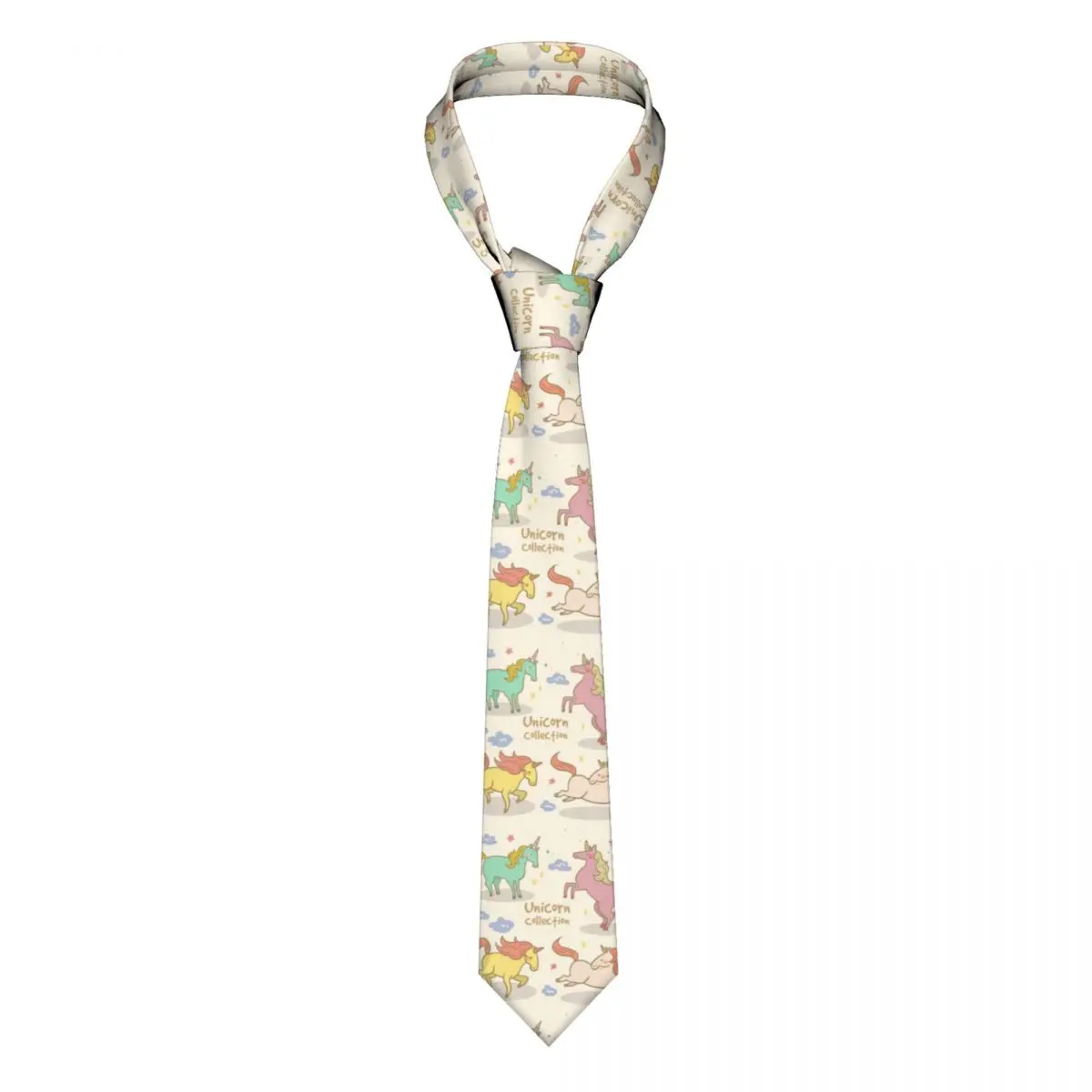 

Unicorn Collecfion Necktie Men Skinny Polyester 8 cm Narrow Neck Tie for Men Suits Accessories Cravat Wedding Cosplay Props
