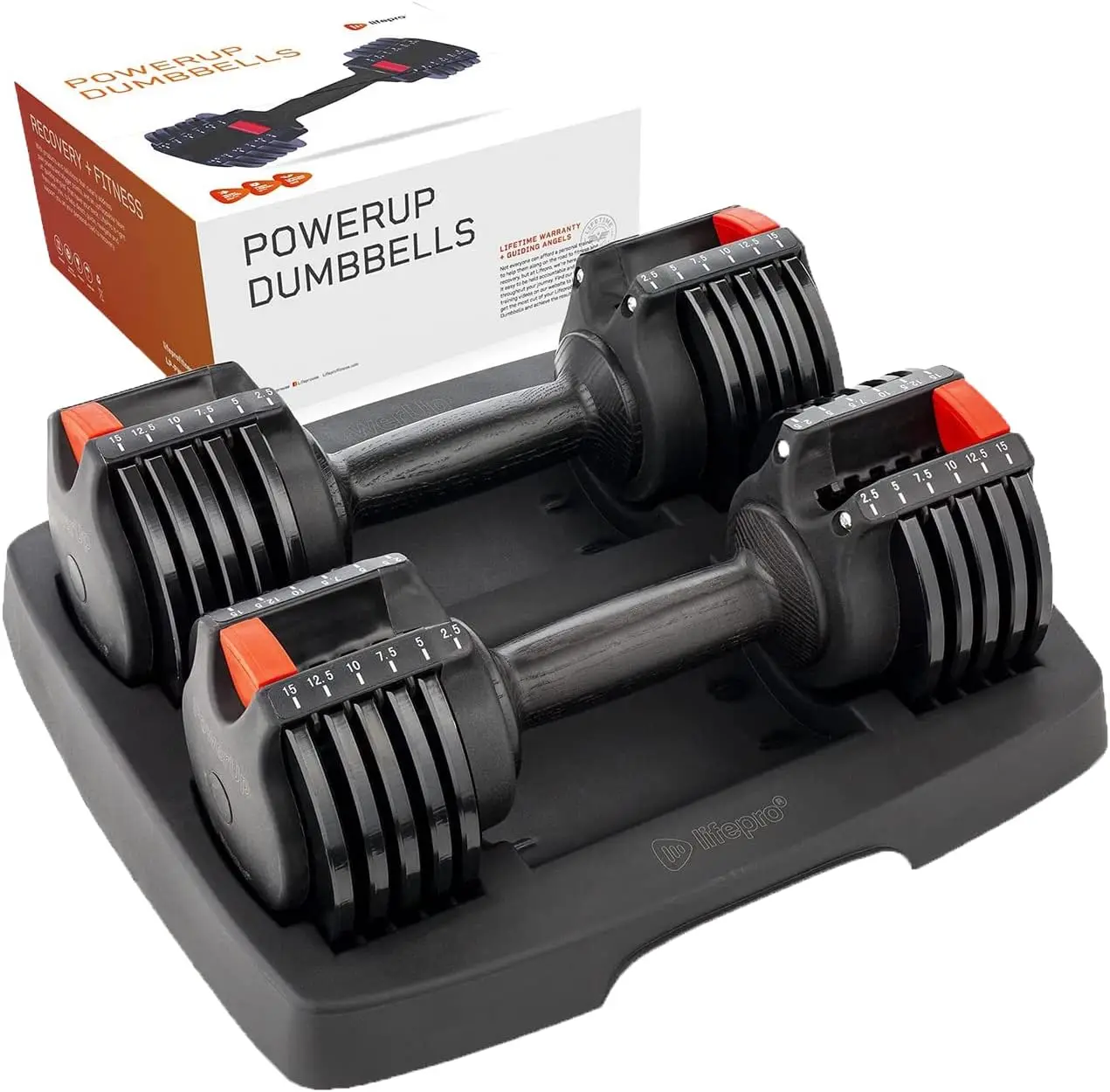 

Adjustable Free Weights Dumbbell Sets with RACK - Adjustable Weights Dumbells For Strength Training, Adjustable Dumbbells Set Of