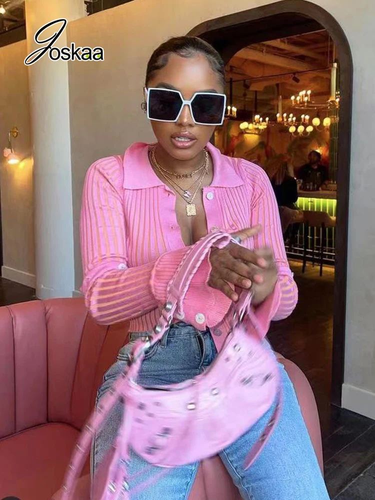 

Joskaa Knit Rose Red Lapel Detachable Long Sleeve T-shirt Women Single Breasted Irregular Sweater Fall 2022 Corp Tops Streetwear