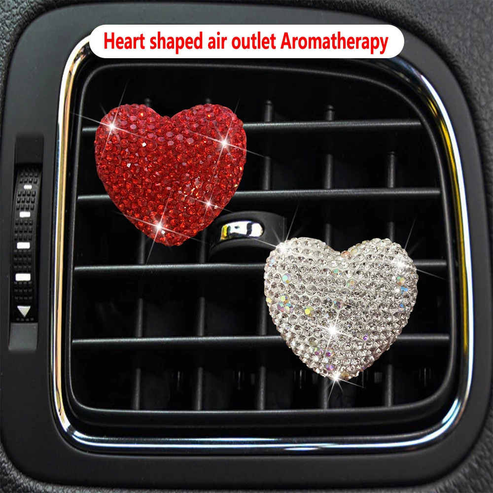 

Car Perfume Air Freshener Auto Accessories Interior Men And Women Air Outlet Creative Aromatherapy Diffuser Diamond Ornaments