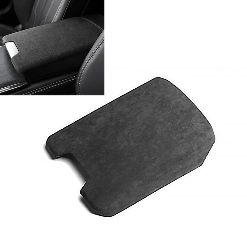 

Suede Sude Car Central Control Armrest Box Cover Storage Box Panel Decorative Cover For A6 A7 2019-2021