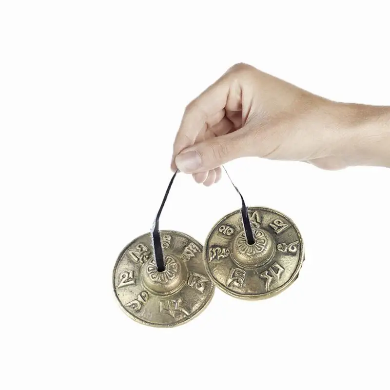 

Музыкальные тарелки для медитации тибетские музыкальные кулиски с тибетским шнурком декоративные инструменты для медитации для вашей ком...