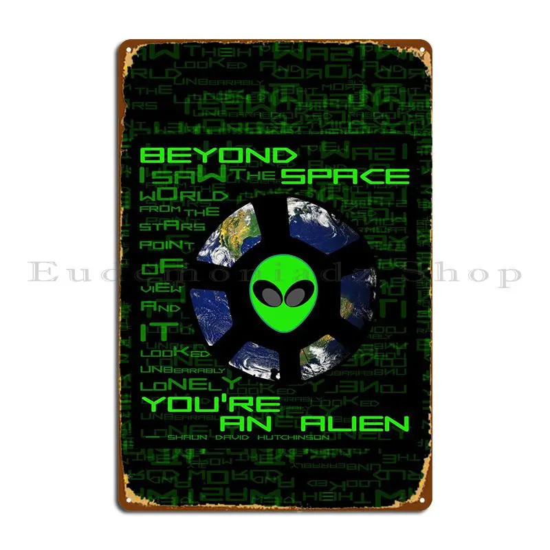 

Beyond Space металлический знак ретро дизайн индивидуальный дизайн