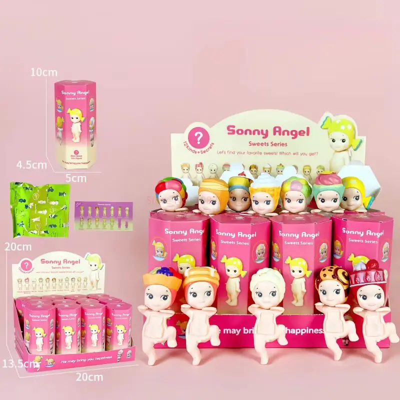 В наличии 12 шт. Sonny Angel Blind Box Series Sweets Аниме Фигурки Настольные игрушки Куклы Фанаты