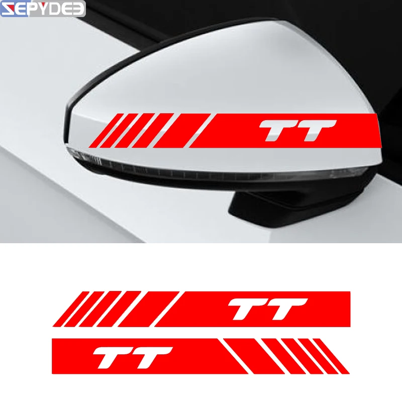 1 пара автомобильных наклеек на боковые зеркала заднего вида наклейки для Audi TT RS5