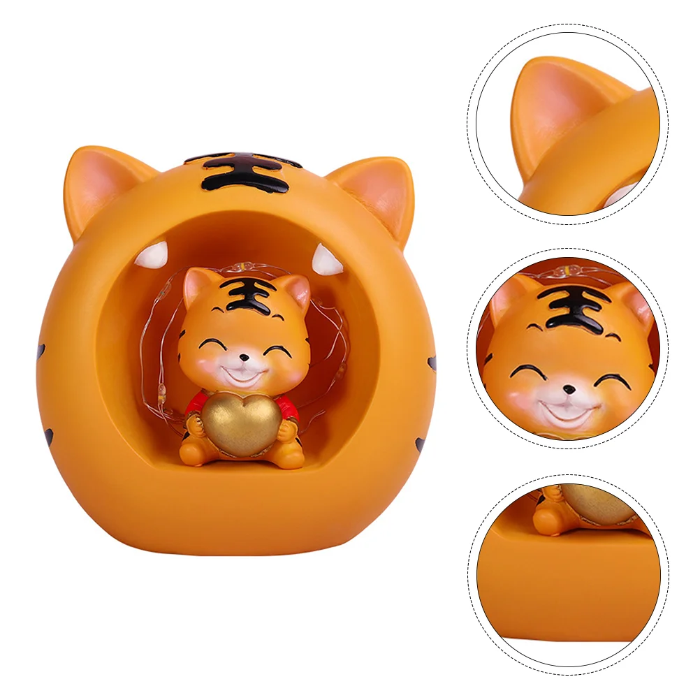 

1Pc Cartoon Shape Lamp Kid's Room Bedside Lamp Decor Orange