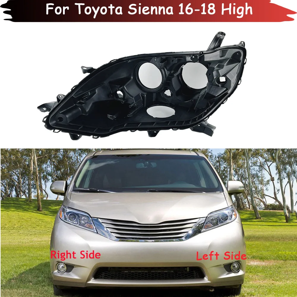 Передняя фара, передняя фара, передняя фара для автомобиля, задняя фара, корпус передней фары для Toyota Sienna 2013-2018, высокая конфигурация