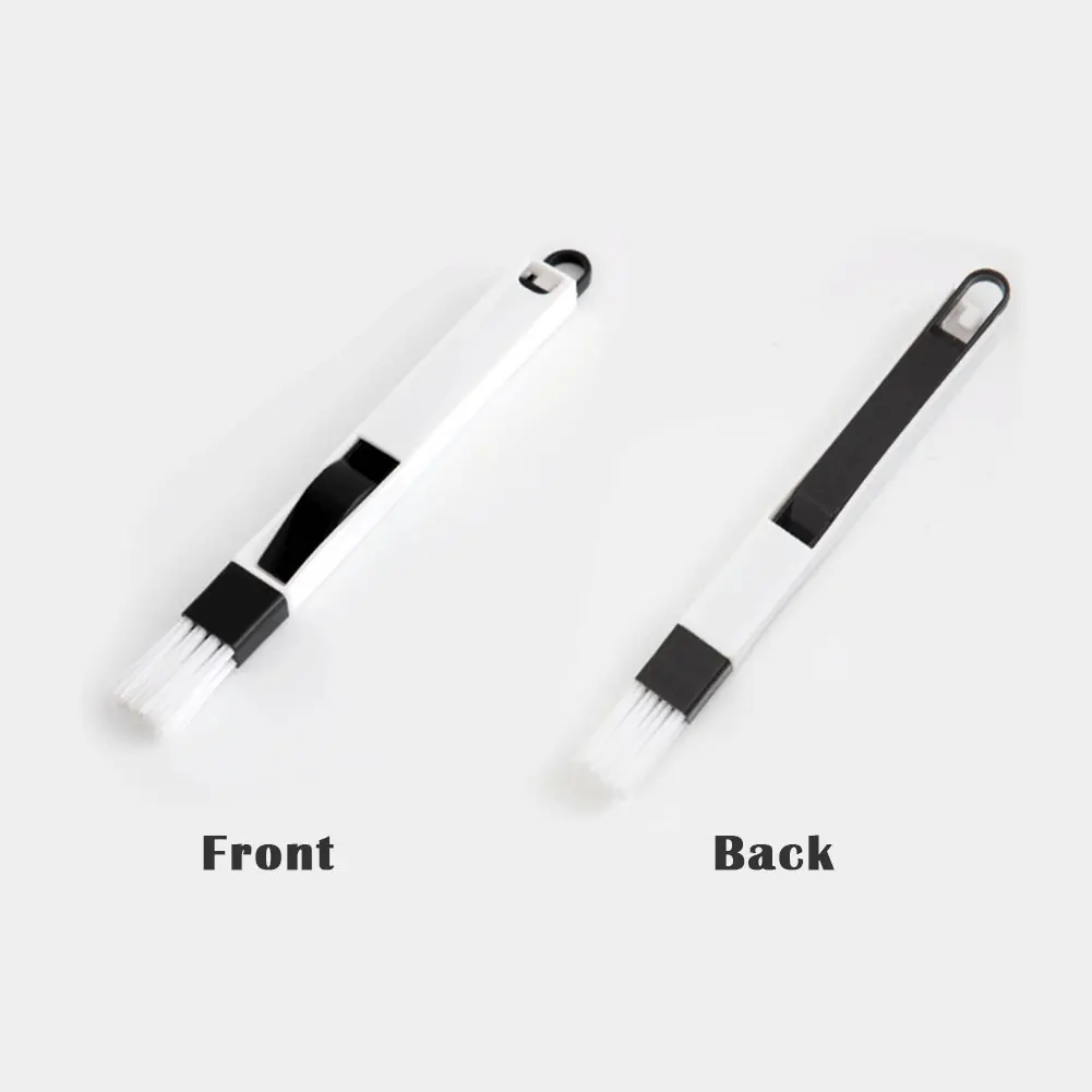 

2 In 1 Portable Groove Corner Track With Dustpan Keyboard Computer Window Household Slot Small Durable Cleaning Brush Door