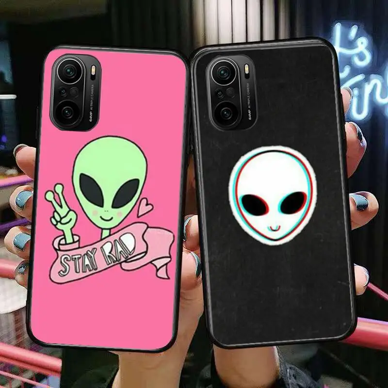 

Alien Believe UFO Phone Case For xiaomi redmi POCO F1 F2 F3 X3 Pro M3 9C 10T Lite NFC Black Cover Silicone Back Prett mi 10 ultr