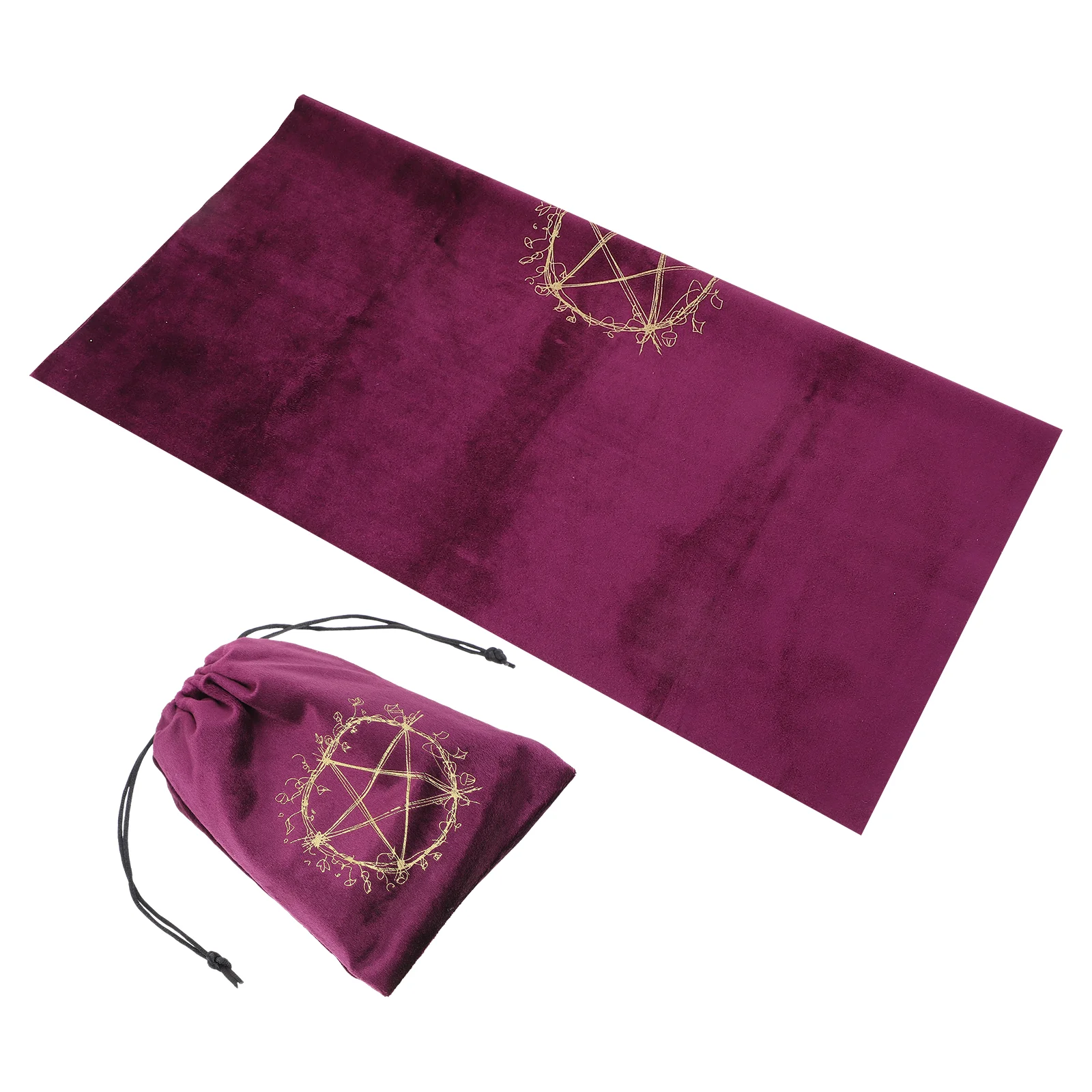 

1 Set Pentacle Divination Tablecloth Prop Tarot Divination Table Cloth Tarot Cards Accessory Creative Divination Tablecloth