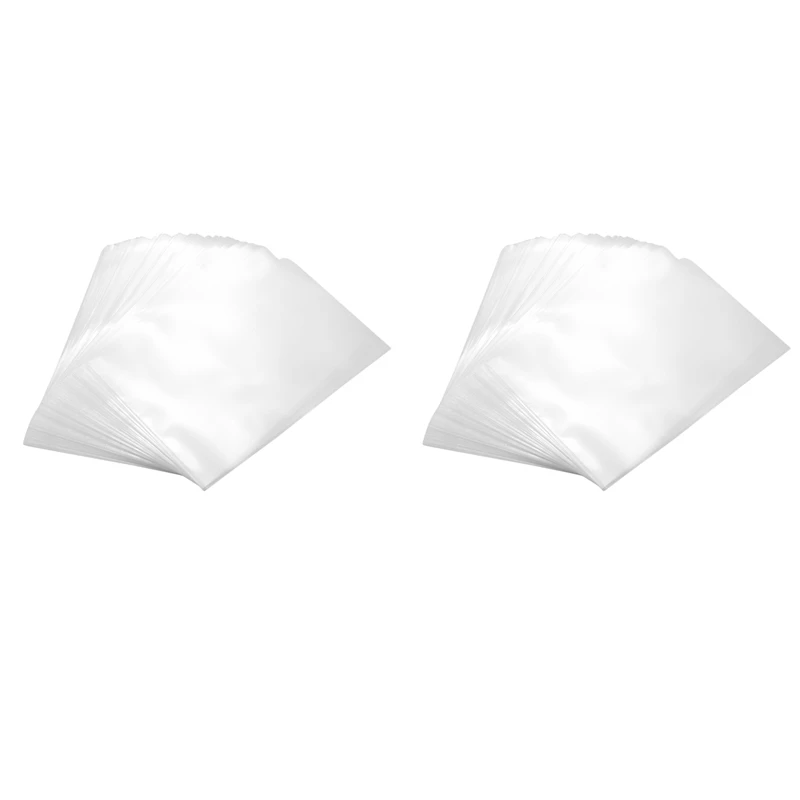 

80PCS L-Type Plastic Folder - 18C Transparent Clear Document Folder For A4 Size Paper Sleeves
