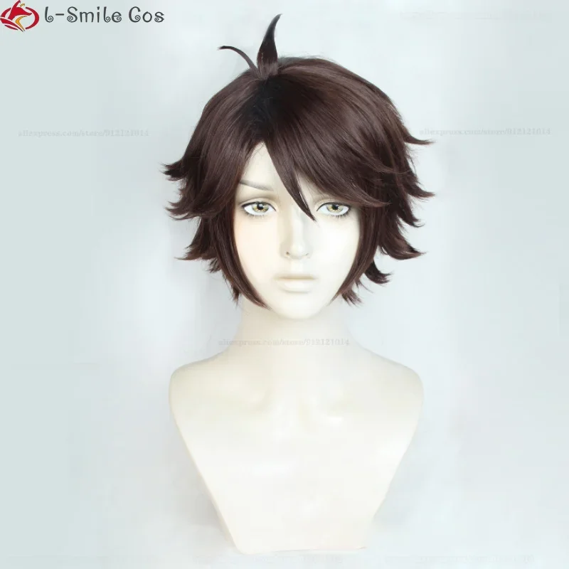 Аниме Хайкю!! Парик для косплея Oikawa Tooru сезон 4 короткие коричнево-коричневые