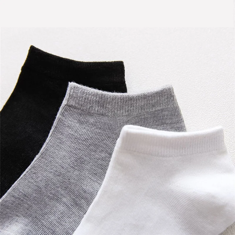 20 Pairs Summer Black Men's Socks White Men's Socks Breathable Comfortable Sports Socks Men's Socks Women's Socks EU37-42