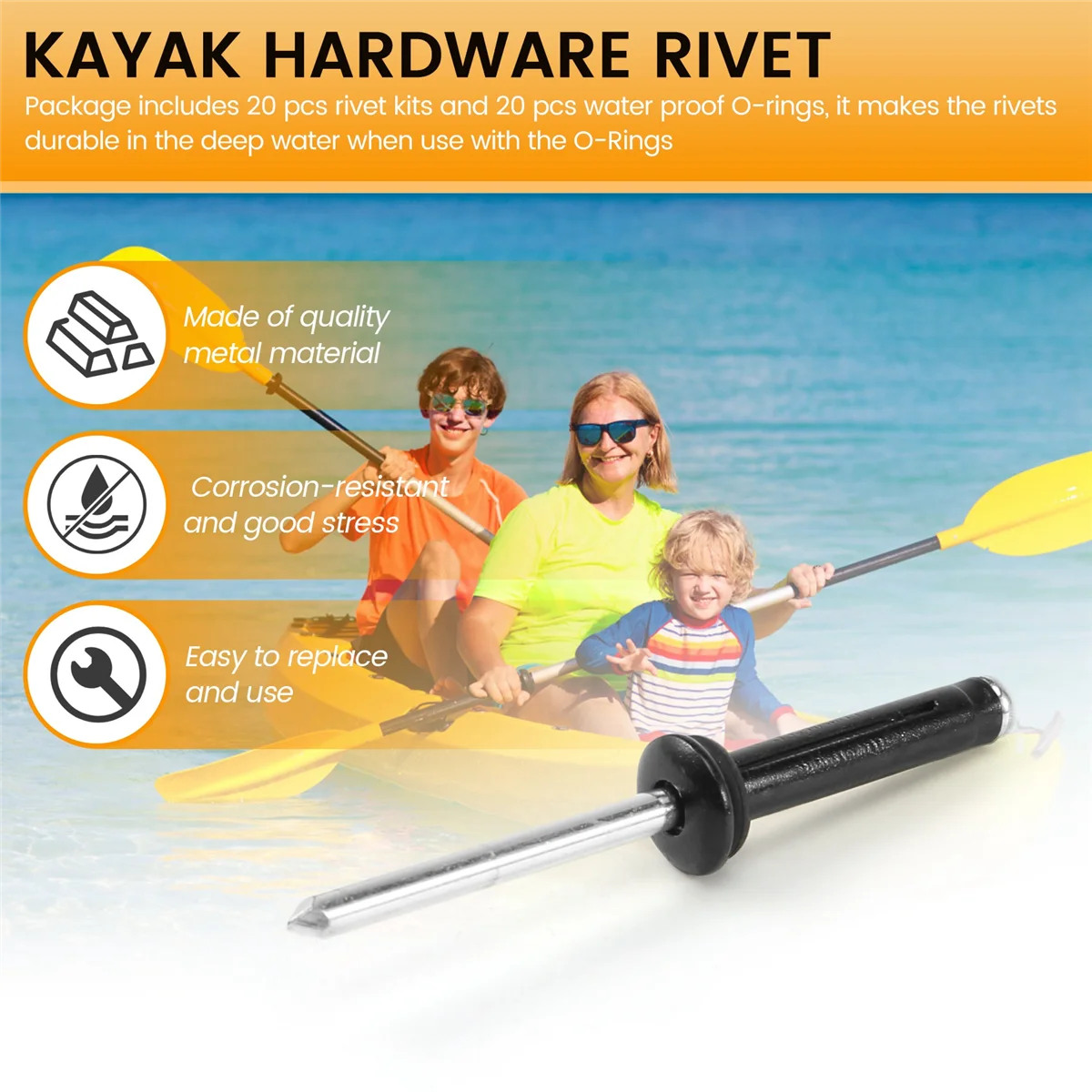 Заклепки с тройным сцеплением 20 штук тройная заклепка длинным для установки в