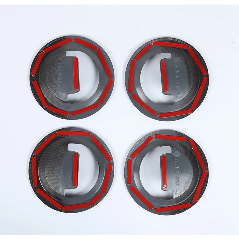 Внутренняя дверная ручка автомобиля декоративная крышка чаши отделка Stcikers для
