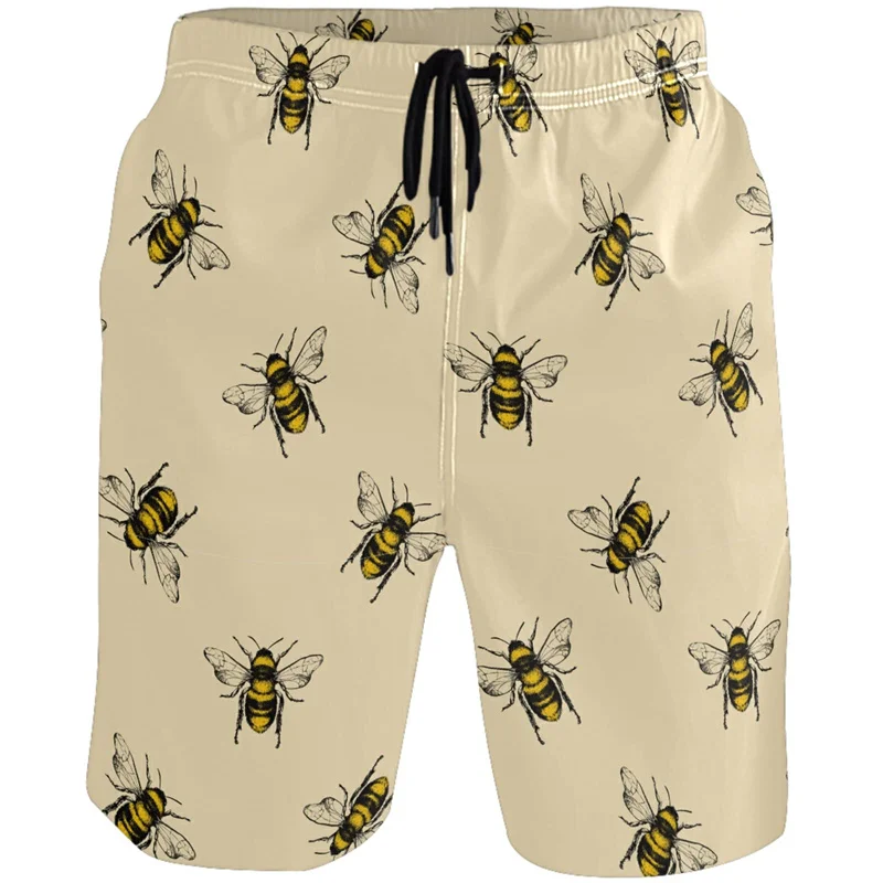 Шорты мужские пляжные быстросохнущие с 3D-принтом радуги