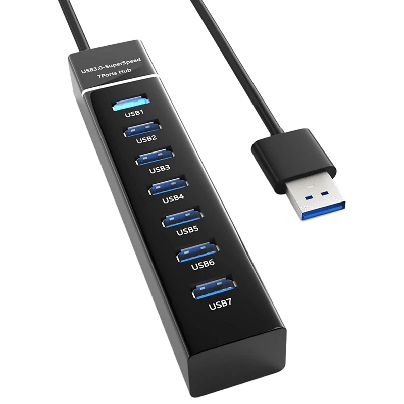 

Usb-хаб 3,0 7-портовый USB-разветвитель для ПК