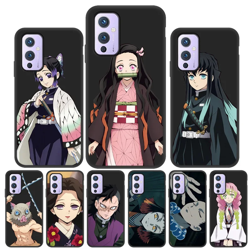 

Japan Anime Demon Slayer Phone Case For Oneplus 9 Pro Case Cartoon Case For Oneplus 8 7 7T Pro 6T 8T Nord N100 N10 Back Cover
