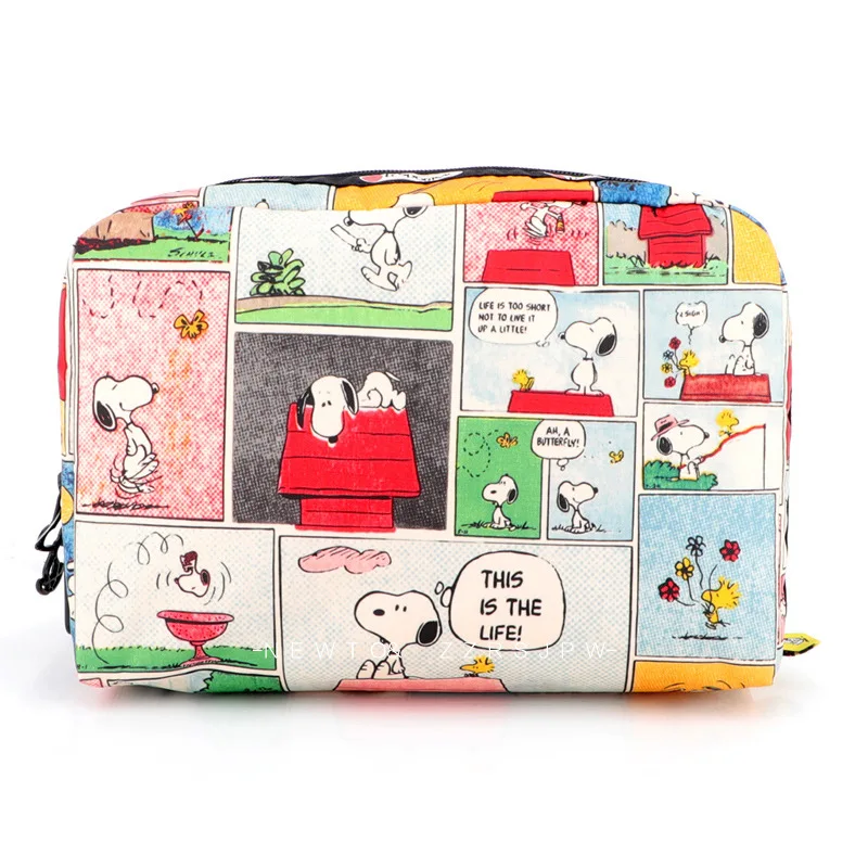 Повседневная сумка Lesportsac для хранения косметики в стиле аниме с котятами Пикачу