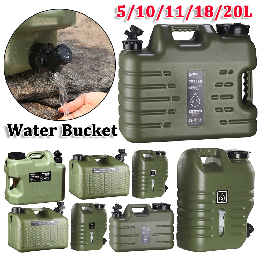 

Смеситель для резервуара для воды с резервуаром для воды для кемпинга Походное уличное ведро для воды вместительное ведро для хранения Контейнер для автомобиля