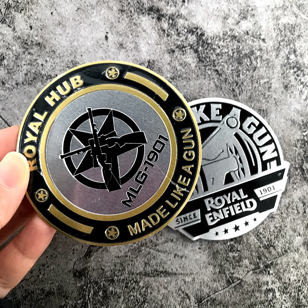 Значок эмблемы мотоцикла Royal Enfield алюминиевые стандартные Высококачественные