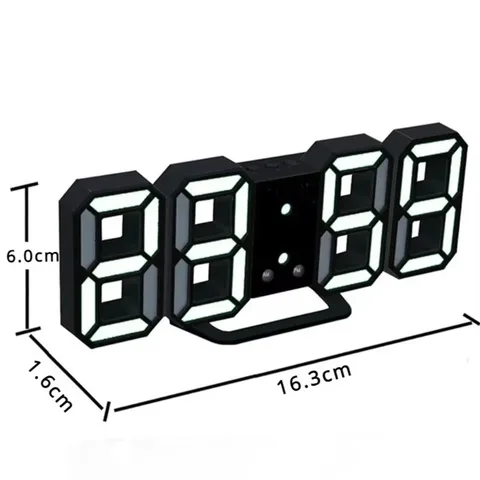 3D LED часы