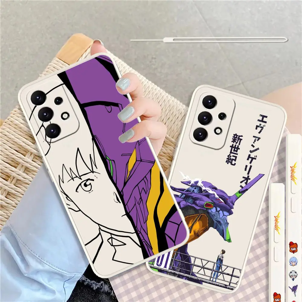 

Cover For Samsung A82 A73 A72 A71 A53 A52 S A51 A42 A33 A32 A31 A23 A22 A21 A13 Anime N-Neon G-Genesis E-Evangelion phone Case